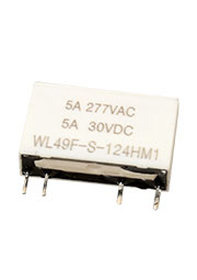WL49F-S-124M2, = G6DN-1A 24VDC  =HF49FD-1A 24VDCS, =HF49FD/024-1H22GFL) реле 24VDC 7A, герметичное,