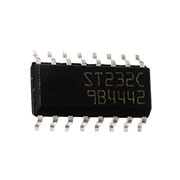 ST232BDR, [SOP-16]; RS232 ICs ROHS;  ST232BDR=(ST)