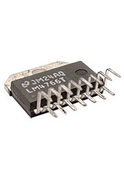 LM4766T/NOPB, Мощный усилитель НЧ с функцией "Mute", 2 х 40Вт, 8 Ом, 20/60В, [HZIP-15]