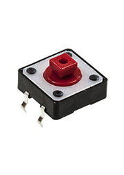1571627-1, Кнопка тактовая h=7.3 мм SPST