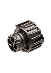 1-967325-1, 2.5mm, корпус розетки 4 контакта для вилки 967402 черный