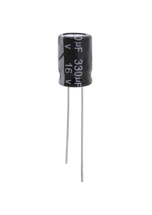 330 UF 16V 105*C 8*12 (JWCO), KM331M1CBKJ0812VBK JWCO Конденсатор электролитический радиальный, 330