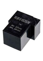WL90-S-1DC05DM, реле герметичное, катушка 0.9Вт, 1Form A = HF2150-1A-5DT; 5VDC 30A