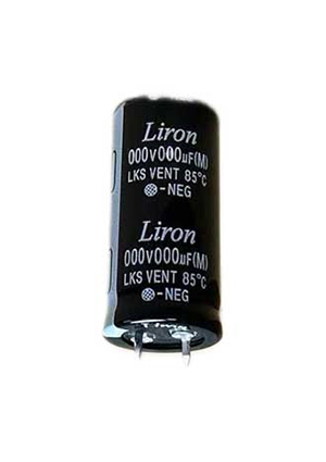 1000 UF 400V 85*C 35*65 Liron, LKS2G102MS065K63B, конденсатор электролитический с жесткими выводами