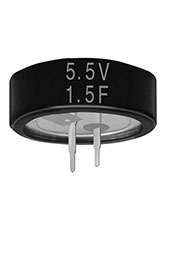 KR-5R5C155-R, Radial, 5.5V 1.5F /21.5*7.1/70 C