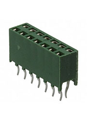 215309-7, 2X7P HV100 REC CON. TE, 8.5MM