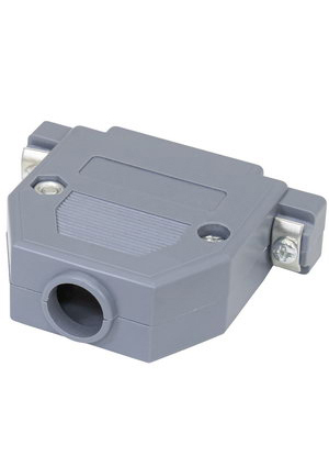 DP-25C, Корпус к разъёму DP-25C RUICHI, на 25 контактов, пластик, цвет серый