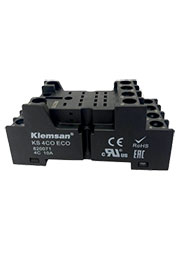 KS 4CO ECO, 820071 Монтажная колодка на Дин-Рейку для реле KRM, KMY; 4C, 10А