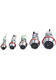 XD22-6-G-24VDC, Светодиод с держателем зеленый 6мм 24VDC IP65