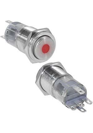 LAS2GQPH-11D/R/N on-(on), Кнопка антивандальная RUICHI LAS2GQPH-11D/R/N, ON-(ON), рабочая температур