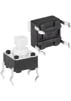 KAN0611-0731W 6x6x7.3 mm, Тактовая кнопка RUICHI KAN0611-0731W, 6x6x7.3 мм