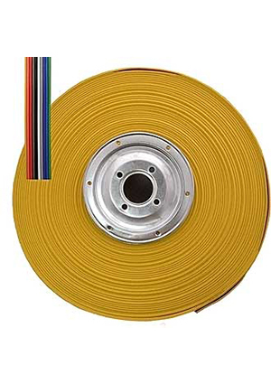 RCA-10 color, Кабель ленточный 10-проводный RUICHI, шаг 1,27 мм, жила CU, изоляция PVC, цветмультико