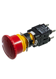 D102YE30K, Кнопка нажимная аварийная (1Н0+1НЗ)