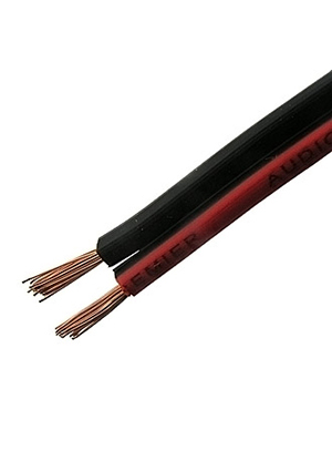 SC 2x0.75 R/B, Акустический кабель RUICHI, 2x0.75 мм, CU+CCA, красно-чёрный