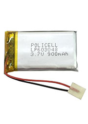 LP603048-PCM, Аккумулятор литий-полимерный (Li-Pol) 900(920)мАч 3.7В, с защитой, PoliCell