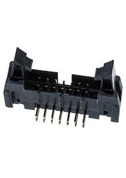 SCM-14R (DS1011-14R) (IDCC-14MR), Вилка на плату угловая с защелкой 14pin
