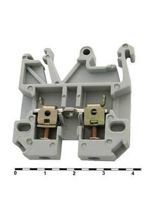 JXB2.5 (800V/2.5mm2), Клеммная колодка винтовая на DIN-рейку RUICHI JXB2.5, 24 А, 800 В, 1-проводное