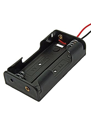 BH321 AA 2x1 (BH603), Батарейный отсек RUICHI BH321 AA 2x1 (BH603), открытый
