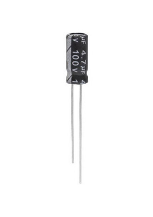 4.7 UF 100V 105*C 5*11 (JWCO), KM4R7M2ABKJ0511VBK JWCO Конденсатор электролитический радиальный, 4.7