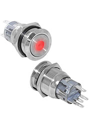 LAS2-AGQ-11D/R/N on-(on), Кнопка антивандальная RUICHI LAS2-AGQ-11D/R/N, ON-(ON), рабочая температур