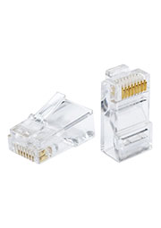 RJ-45 8P8C Cat 5е, разъем вилка 8 контактов