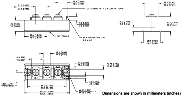 VS-VSKD166/12PBF, 2диода 1200В 165А  INT-A-Pak