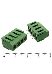 XYEK500-4 (5.0mm), Винтовой клеммный блок RUICHI XYEK500-4 (5.00mm)
