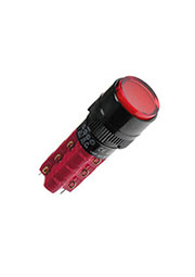 D16LAR1-3ABKR, кнопка с фиксацией и LED подсветкой 250В 5А