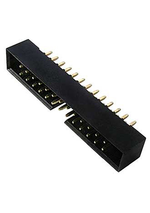 BH2-26(IDC2-26MS)pitch 2.00 mm, Разъём IDC RUICHI BH2-26, вилка прямая, шаг 2 мм