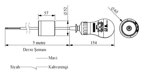 SKF1A-5, Сигнализатор уровня попл. двойная изол. не подверж. влиян. волн 5,0м