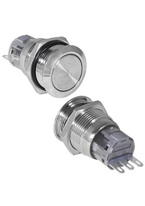 LAS1-AGO-11Z/N on-on, Кнопка антивандальная RUICHI LAS1-AGO-11Z/N, ON-ON, рабочая температура -25 +5