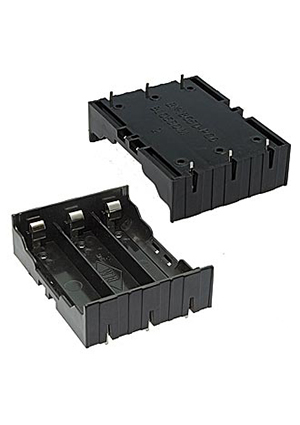 Battery Holder for Li-ion 3X18650, Батарейный отсек RUICHI Battery Holder for Li-ion 3X18650, открыт