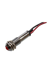 XD8-2W-R-03VDC, Светодиод с держателем красный 8мм 3VDC