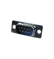 DB-9M, вилка D-SUB 9 pin пайка на кабель  (100-09PCBNS)