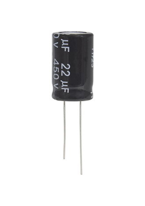22 UF 450V 105*C 13*21 (JWCO), KM220M2WBKJ1321VBK JWCO Конденсатор электролитический радиальный, 22