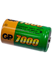 GP700DHC-U, аккумулятор 1.2В   7000мАч (2 шт) типоразмер   D (R20, LR20, ER34615)