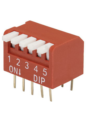 DP-05 (SWD3-5), DIP переключатель RUICHI DP-05, серия SWD 3-5