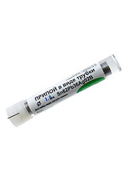 SN62PB36AG02B ТР 1мм флюс 525-Т2 14г, Припой трубка 1мм капсула 14г флюс Т2