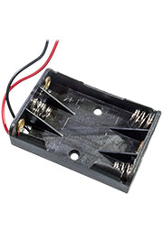 L-KLS5-819-B, батарейный отсек AAA провода 150мм (ZH303)