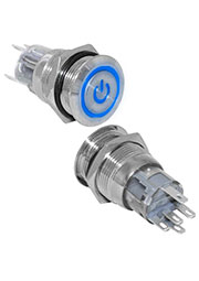 LAS2-AGQ-11ZET/B/N on-on, Кнопка антивандальная RUICHI LAS2-AGQ-11ZET/B/N, ON-ON, рабочая температур