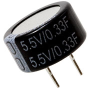 GTSE-5R5-334ZC, ионистор 0.33Ф 5.5В горизонтальный