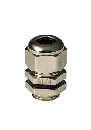 FBA13-08, Кабельный ввод ZTM-ELECTRO FBA13-08, никелированная латунь