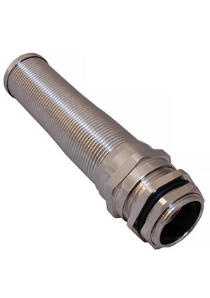 MBA16-10 Spiral, Кабельный ввод спиральный ZTM-ELECTRO MBA16-10, никелированная латунь