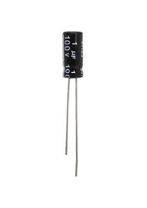 1 UF 100V 105*C 5*11 (JWCO), KM010M2ABKJ0511VBK JWCO Конденсатор электролитический радиальный, 1 мкФ