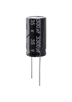 3300 UF 35V 105*C 16*30 (JWCO), KM332M1VBKJ1630VBK JWCO Конденсатор электролитический радиальный, 33