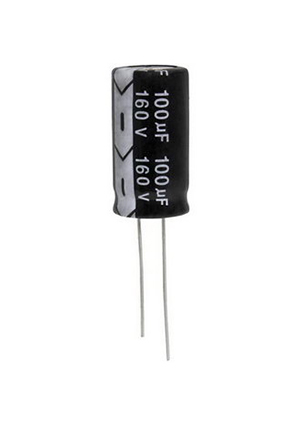 100 UF 160V 105*C 13*25 (JWCO), KM101M2CBKJ1325VBK JWCO Конденсатор электролитический радиальный, 10