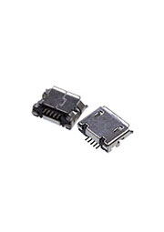 MICRO USB-B, разъем на плату