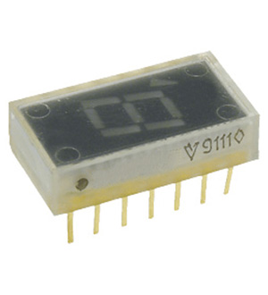 АЛС324А1, индикатор  красный  7мм  655нм