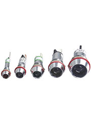 XD22-6-R-03VDC, Светодиод с держателем красный 6мм 3VDC IP65