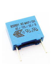 B32921C3473M, B32921C3473M000, X2 конденсатор пленочный 0.047uF 20% 305Vac